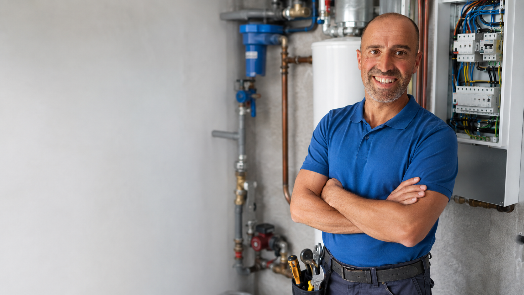 Juan Ramón Jiménez Morales, electricista y fontanero
